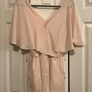 Pink Forever 21 Butterfly Top Romper